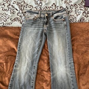 American eagle medium wash bootcut jeans